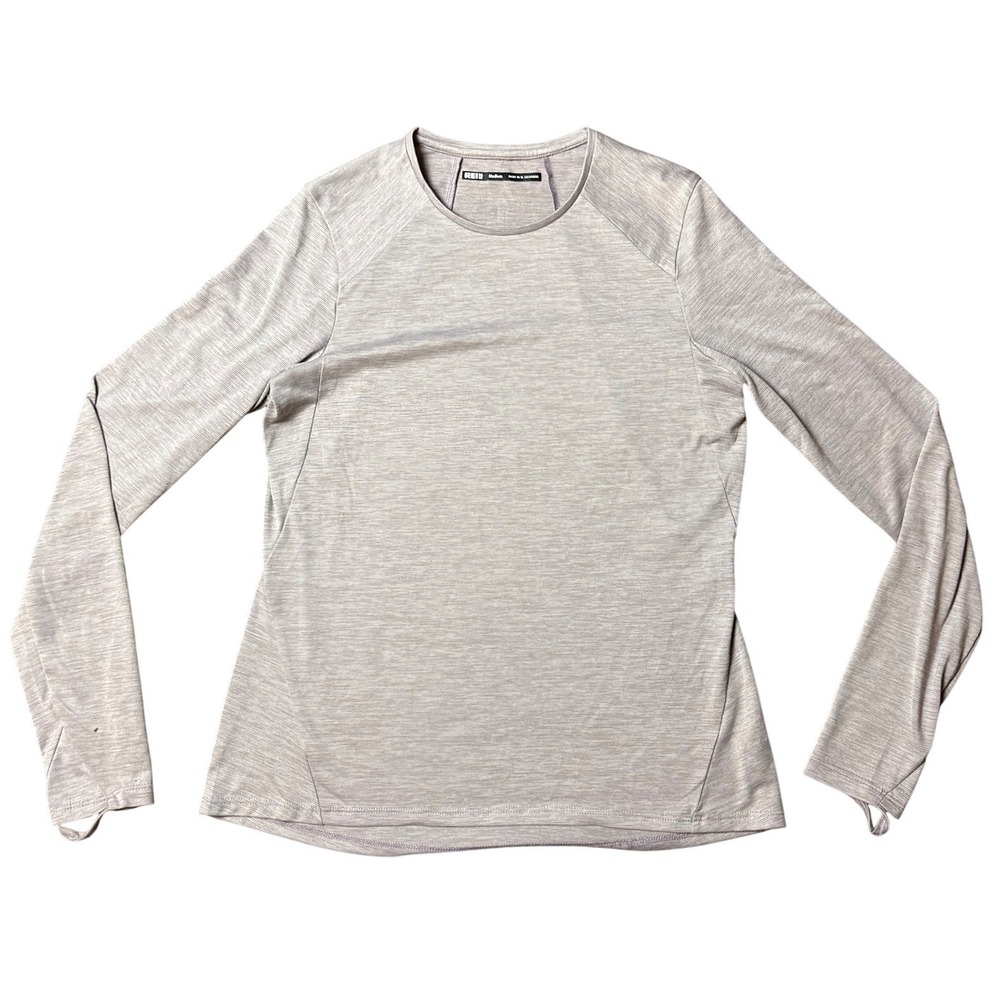 REI Co-op Womens Medium Light Purple Heathered Long Sleeve Base Layer top